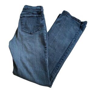 Not Your Daughters Jeans Womens Sz 4 Striaght Leg Zip Close Lift Tuck Technology